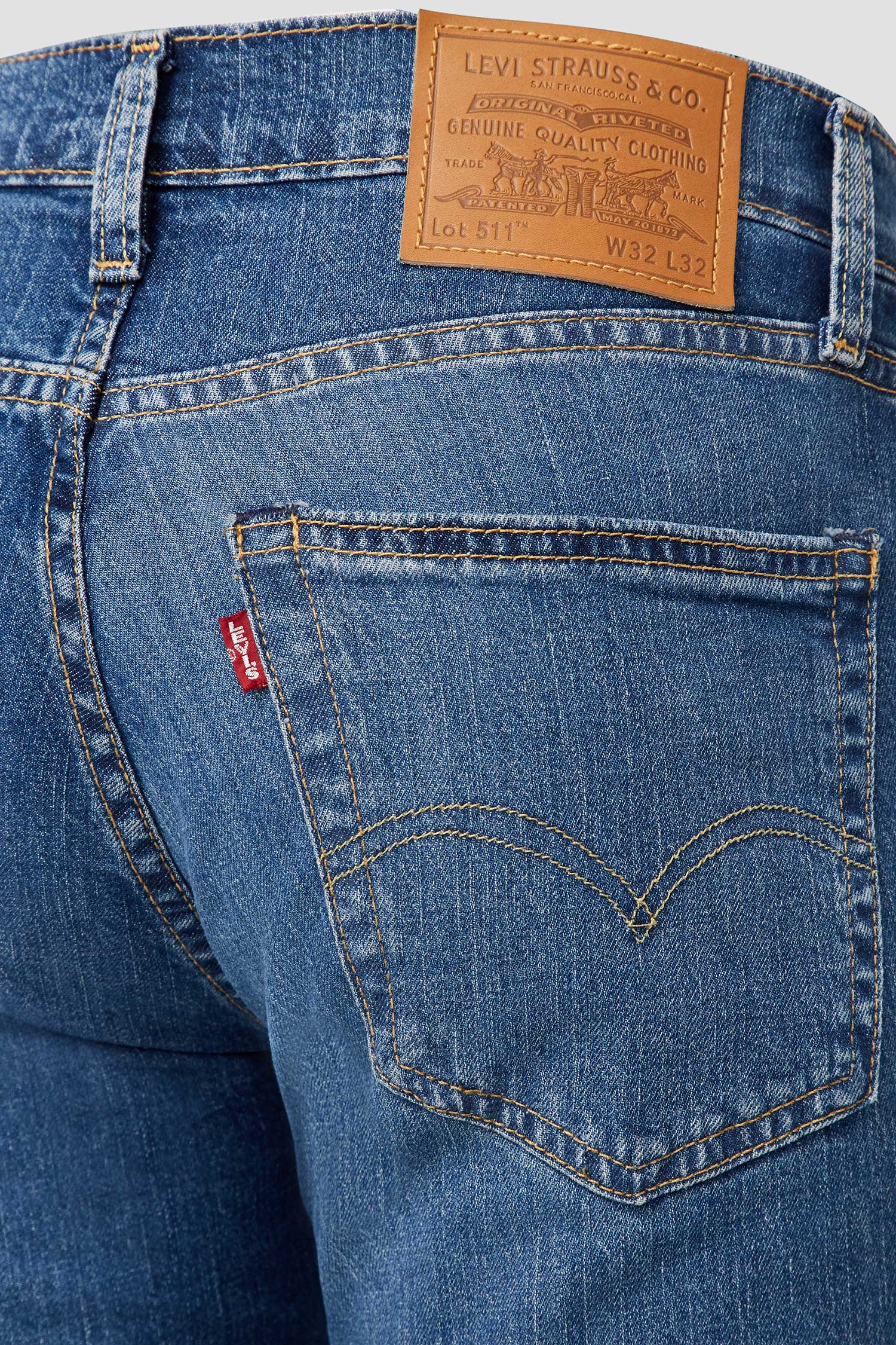 Мужские синие джинсы 511®	Slim 5