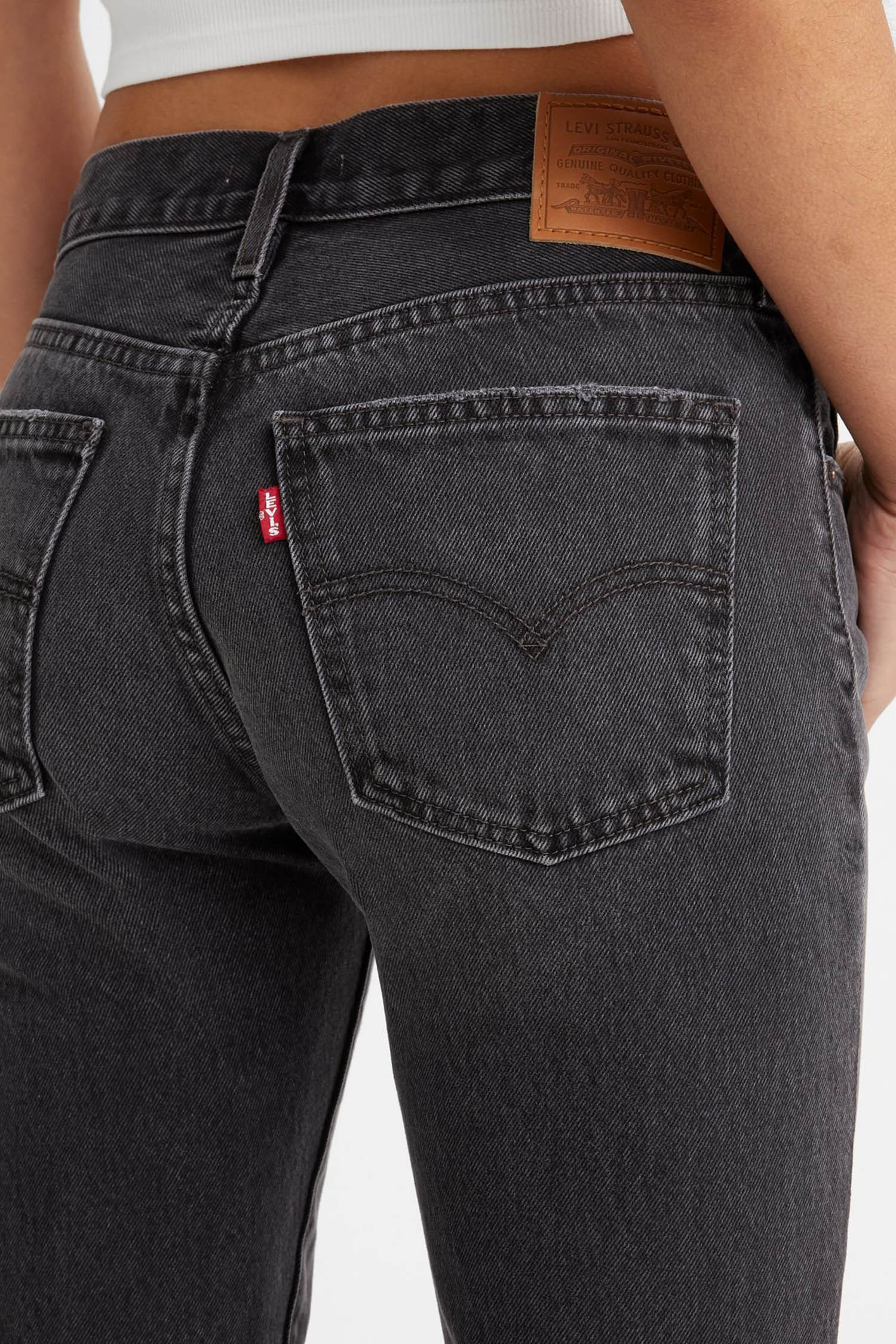 Женские черные джинсы Middy Bootcut 7