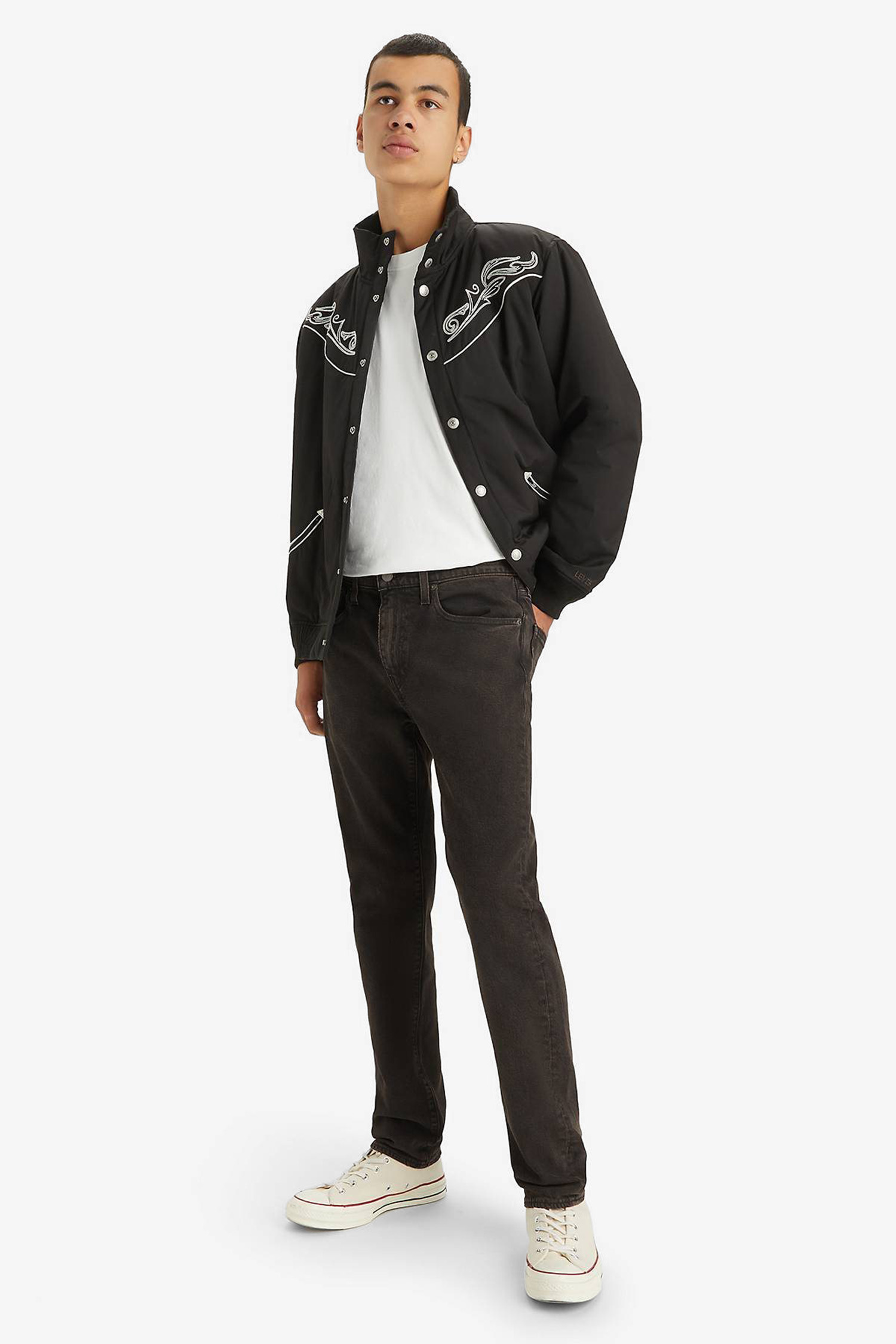 Мужские темно-коричневые джинсы 502® Taper 7