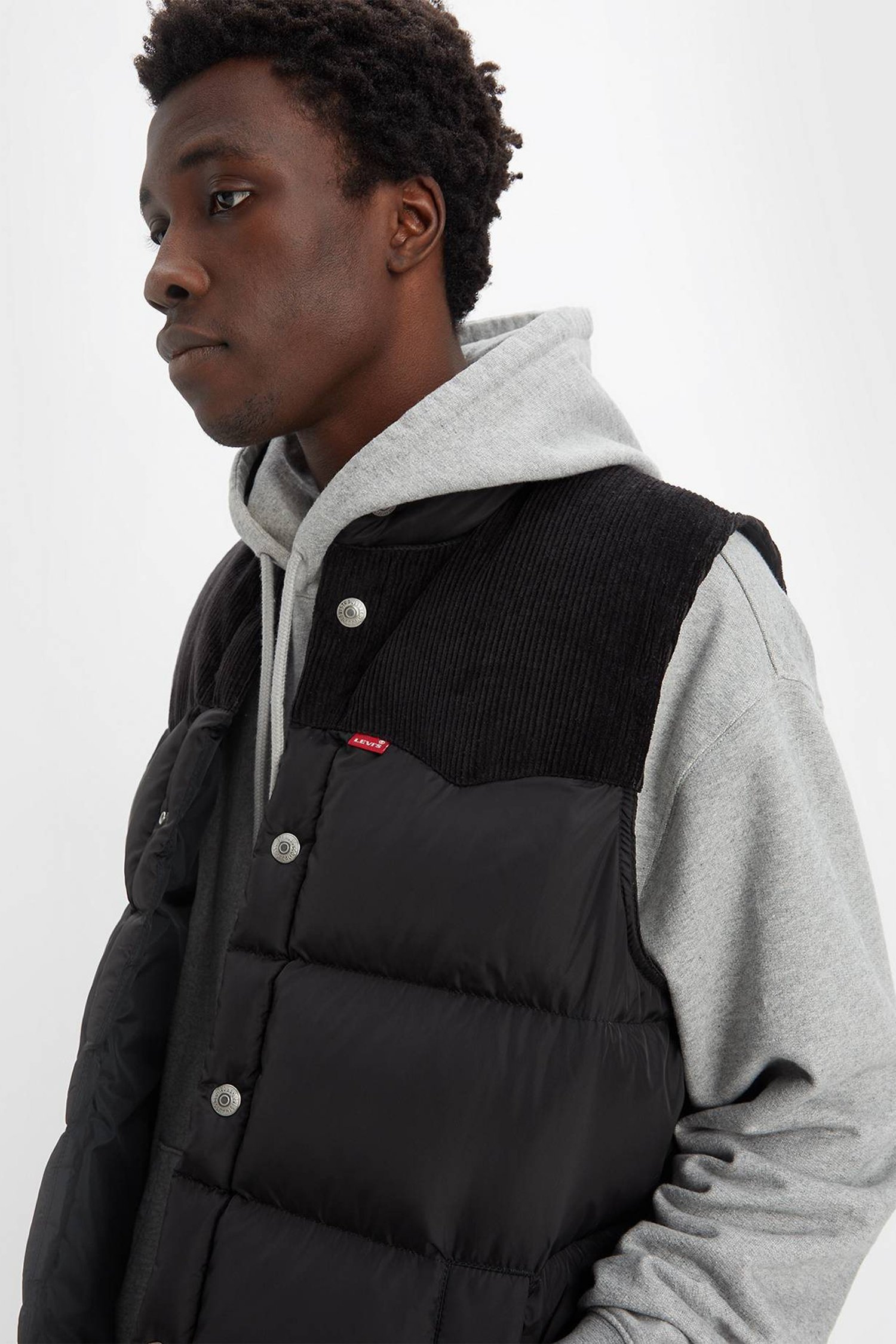 Мужской черный жилет 6