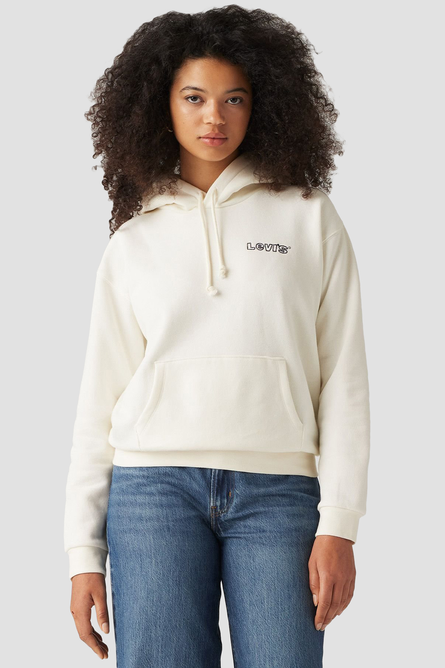 Женское белое худи 1