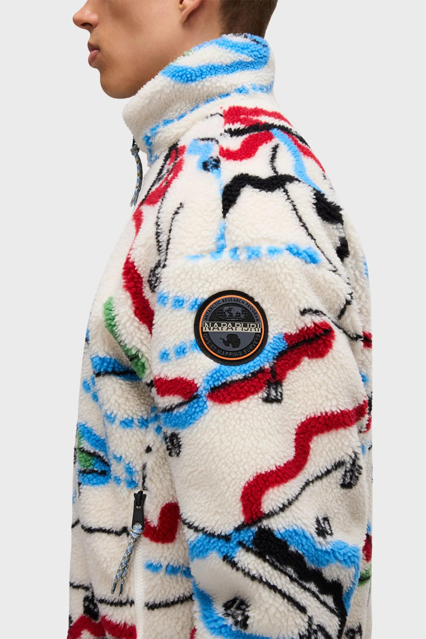 Мужская разноцветная толстовка 4