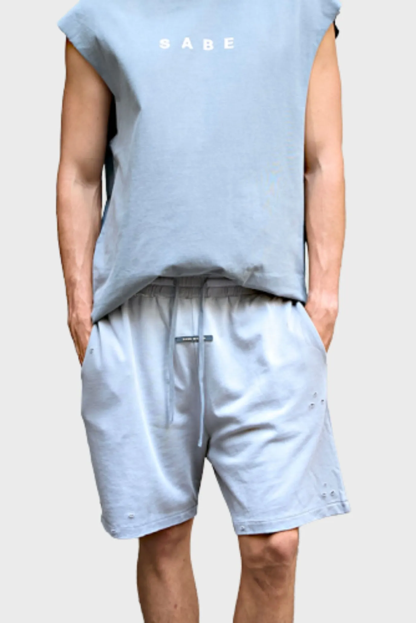 Шорты Sabe Shorts Washed Grey 1