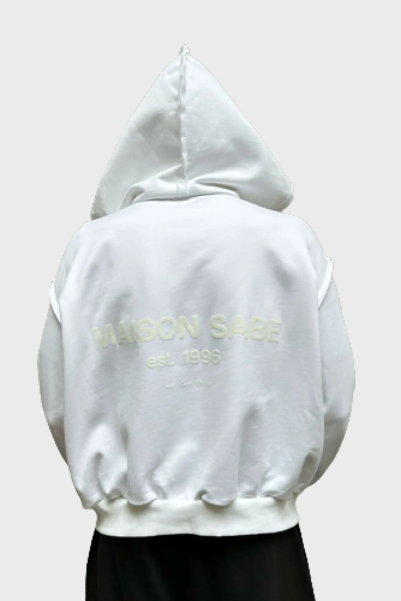 Зип-худи Sabe Maison Zip Hooded White 3