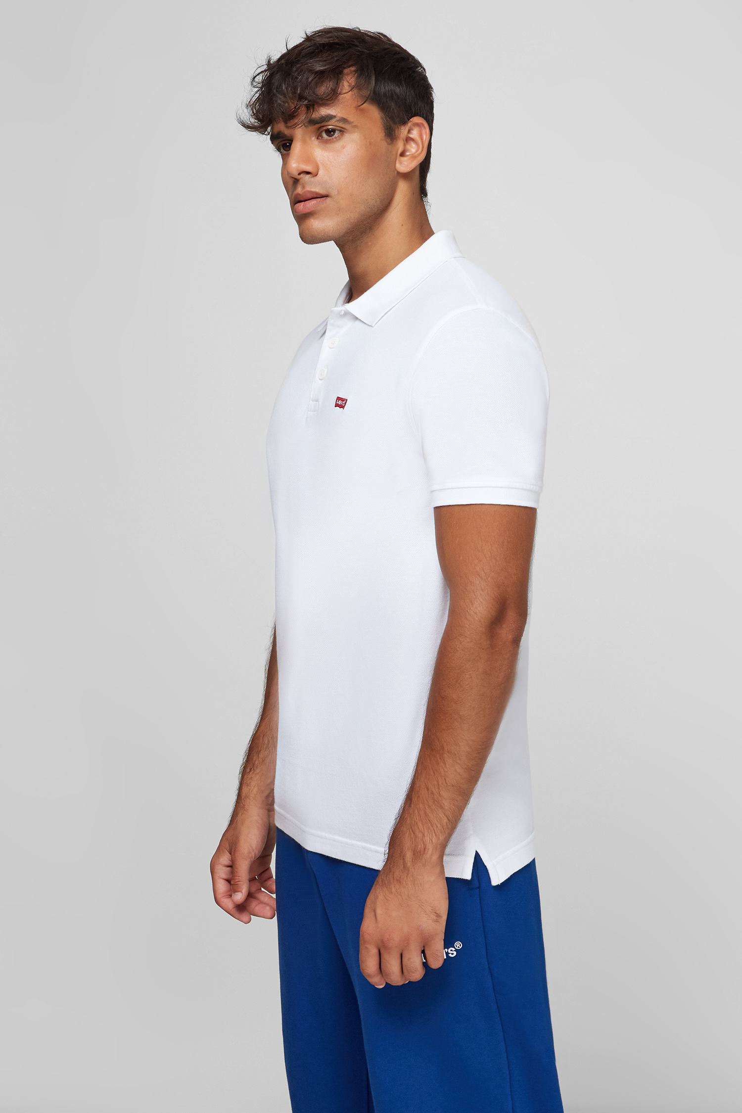 Мужское белое поло 4