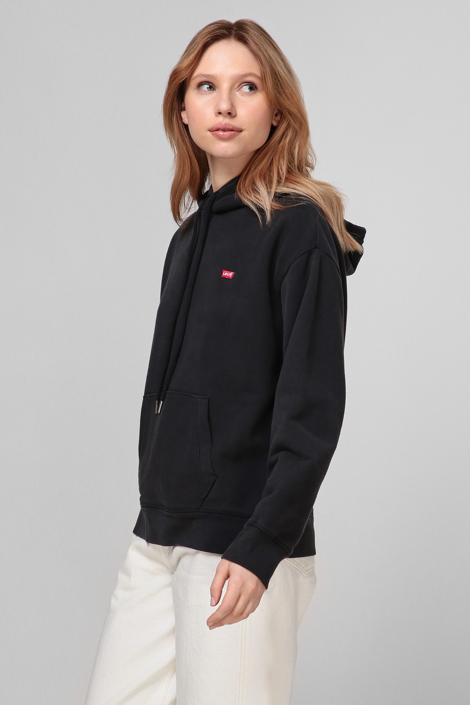 Женское черное худи 4