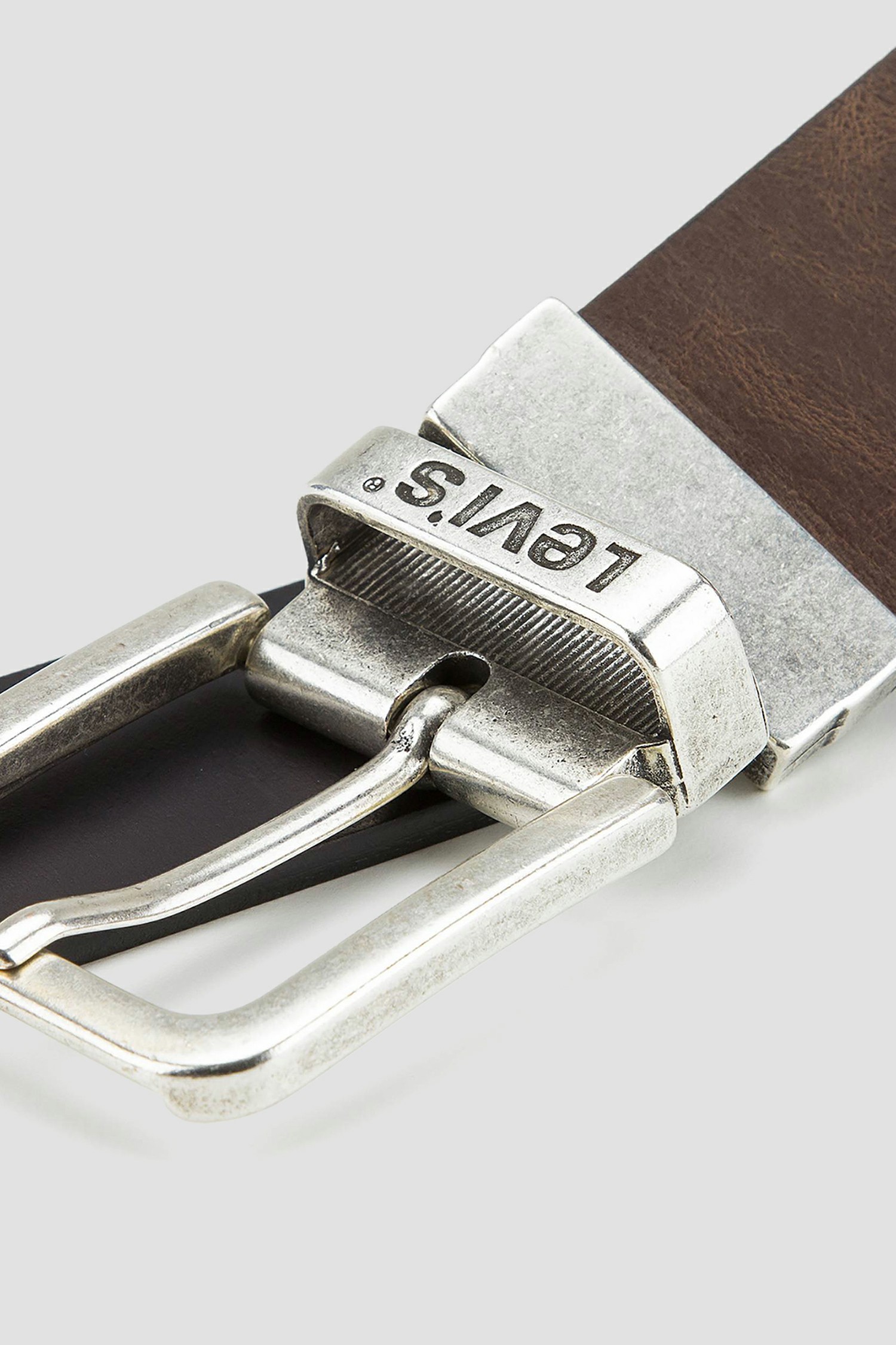 Мужской двусторонний кожаный ремень 2