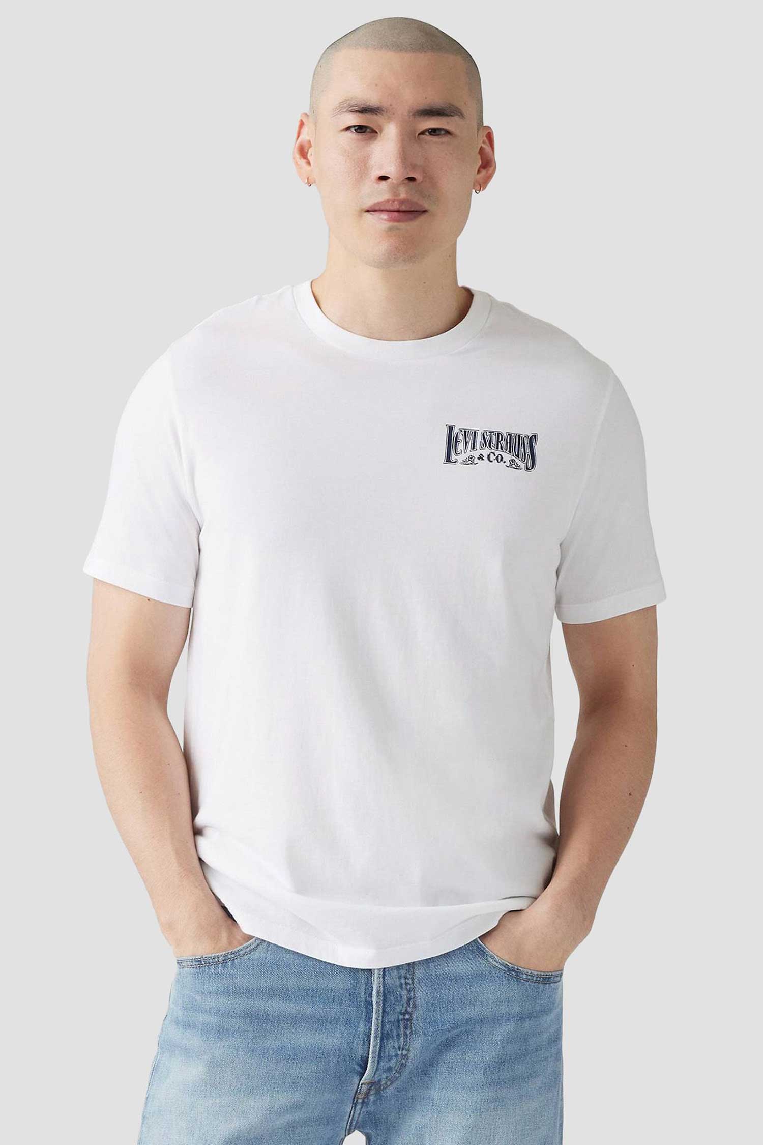 Мужская белая футболка 1