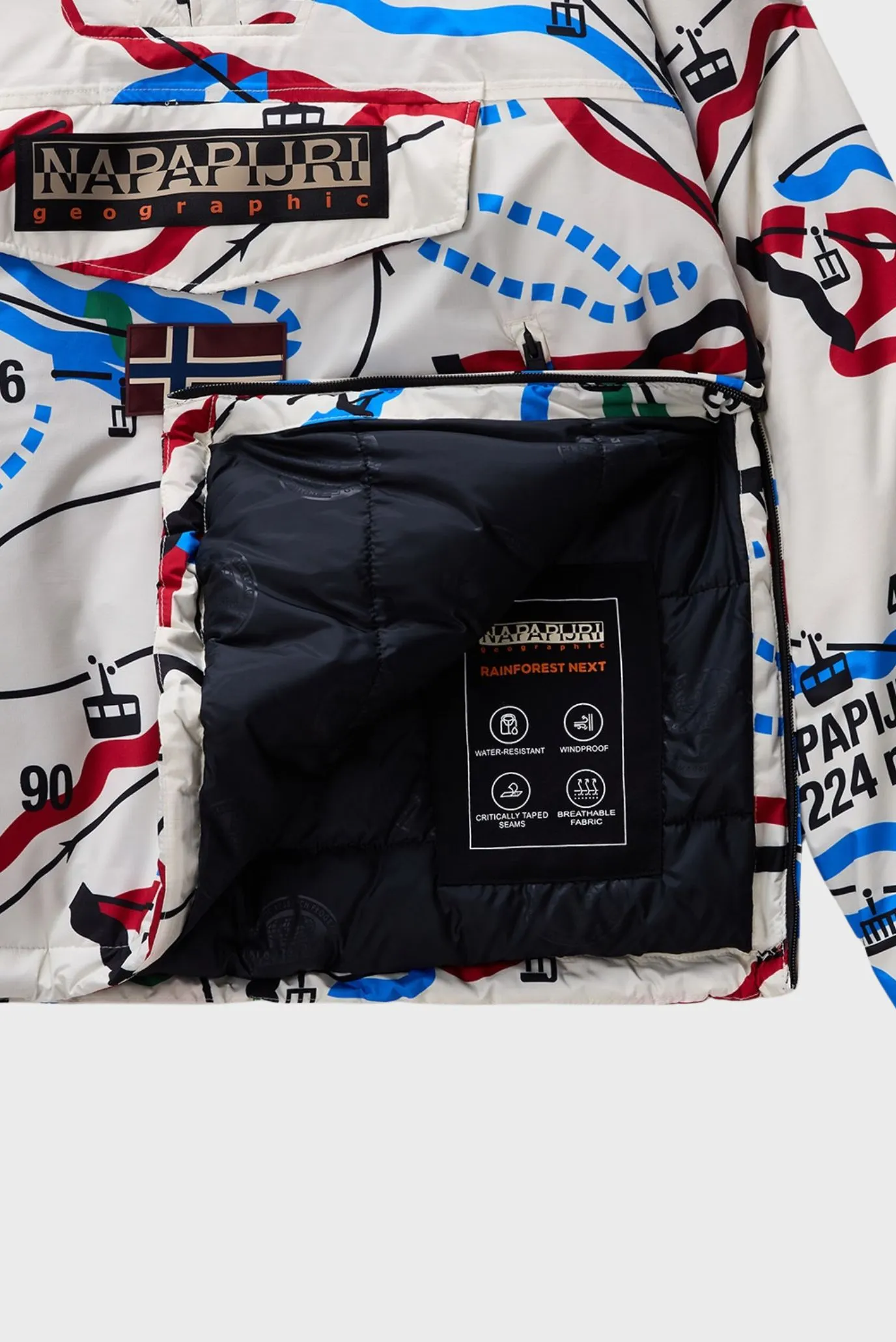 Мужской разноцветный анорак 4