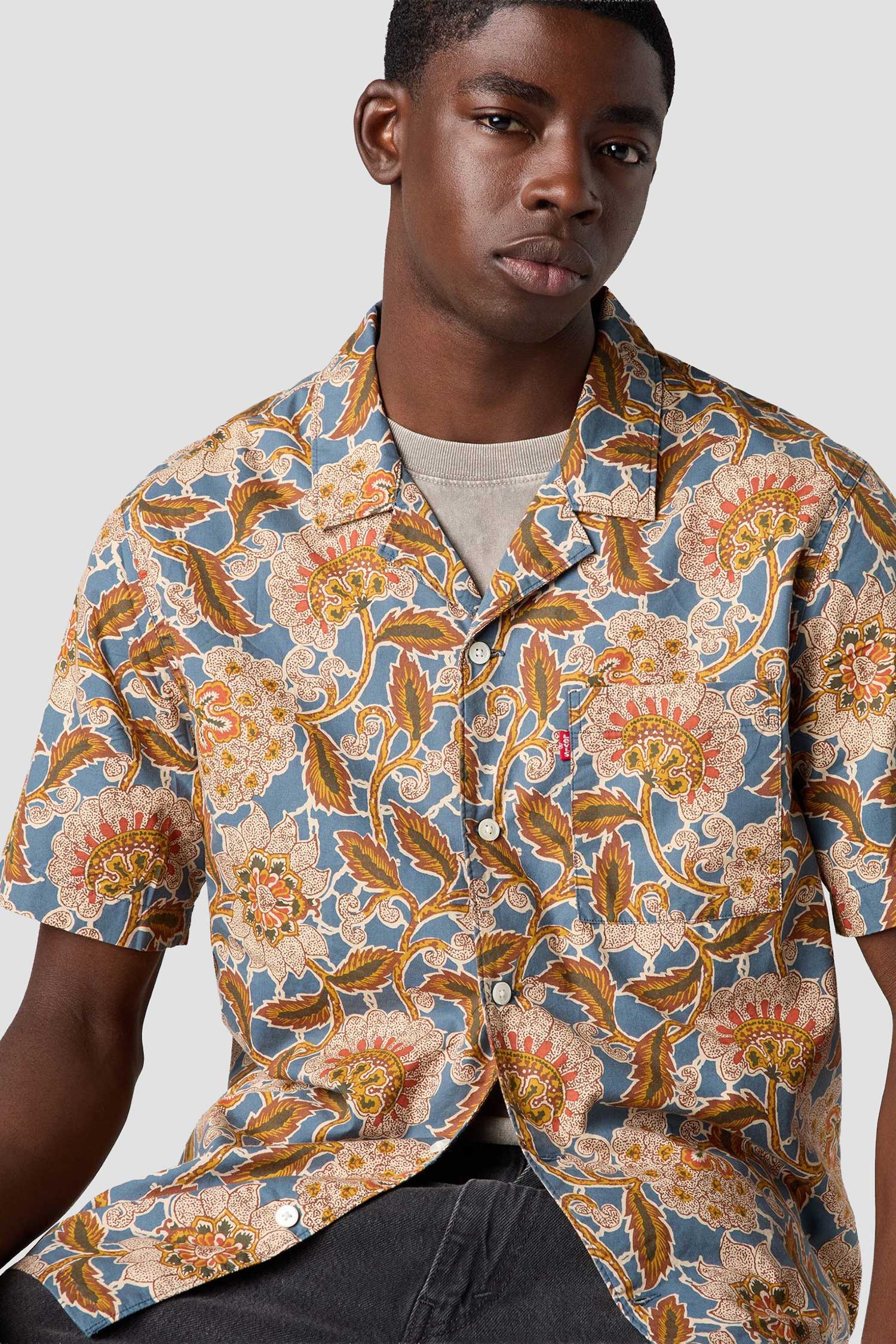 Мужская рубашка с узором 5