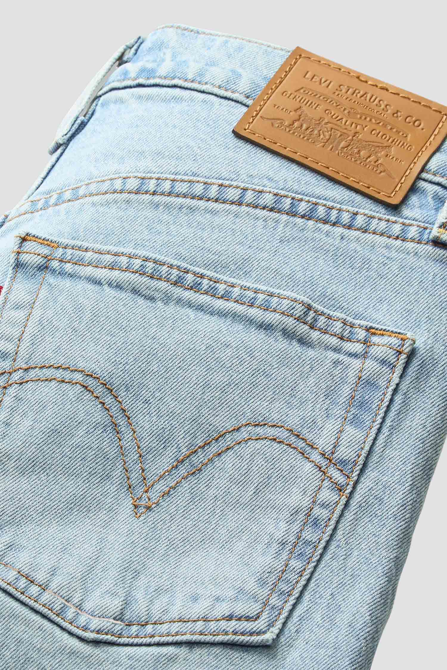 Женские голубые джинсы Ribcage Full Length 5