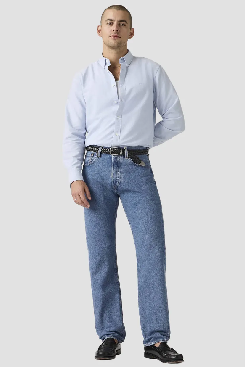 Мужские голубые джинсы 501® Relaxed Fit 6
