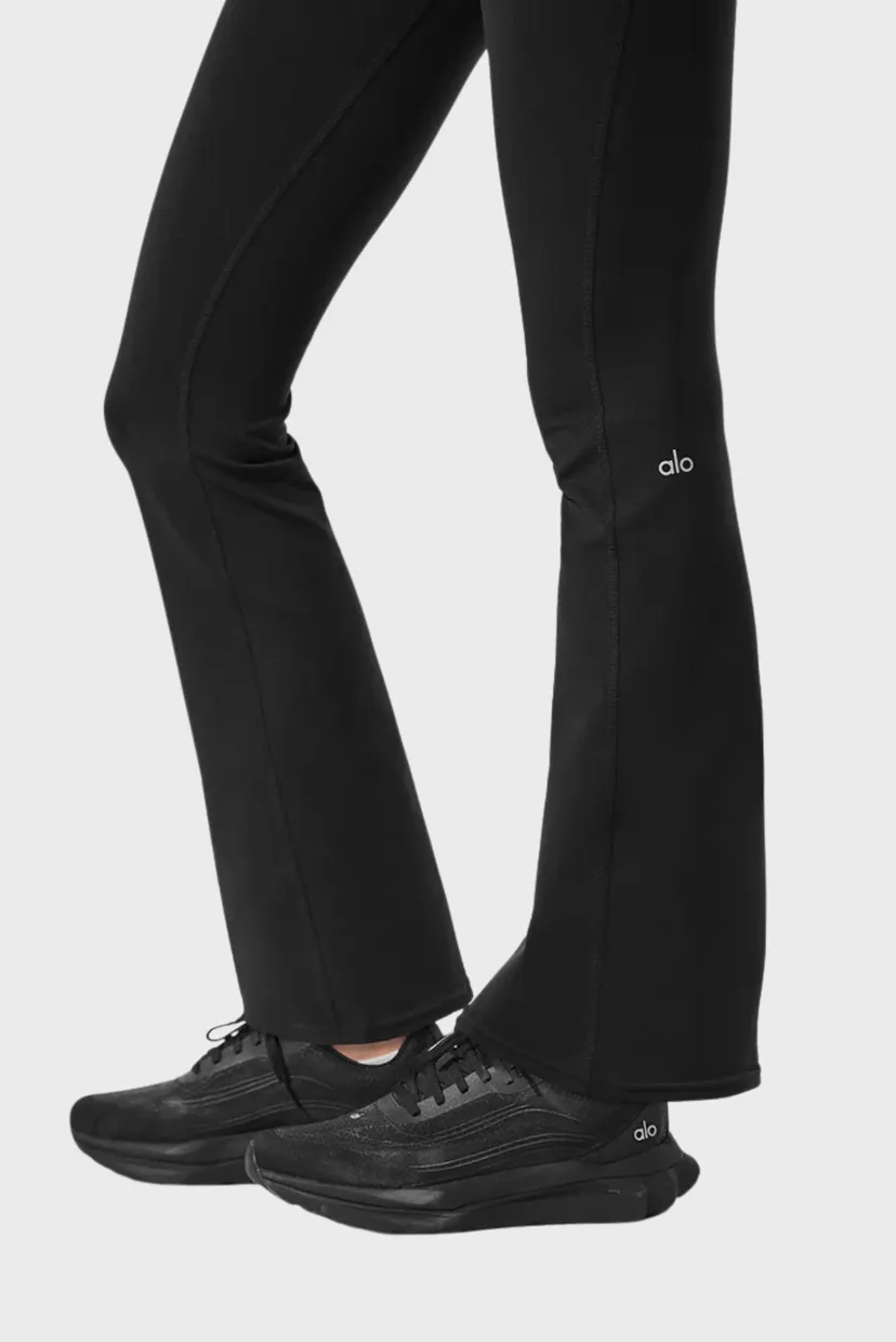 Alo Yoga Airbrush High-Waist 7/8 Bootcut Legging Black 4