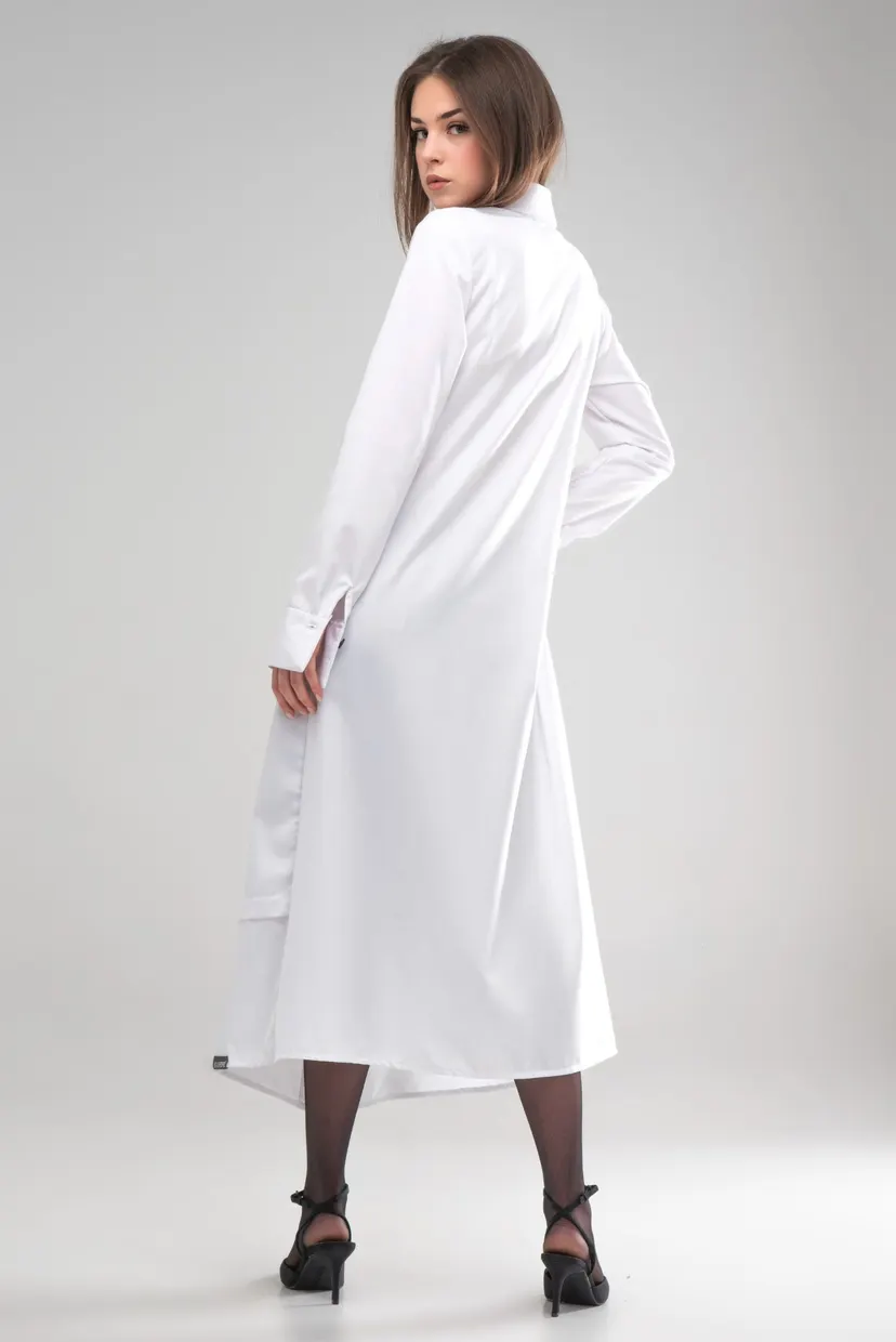 Рубашка - платье DECONSTRUCTED WHITE 4