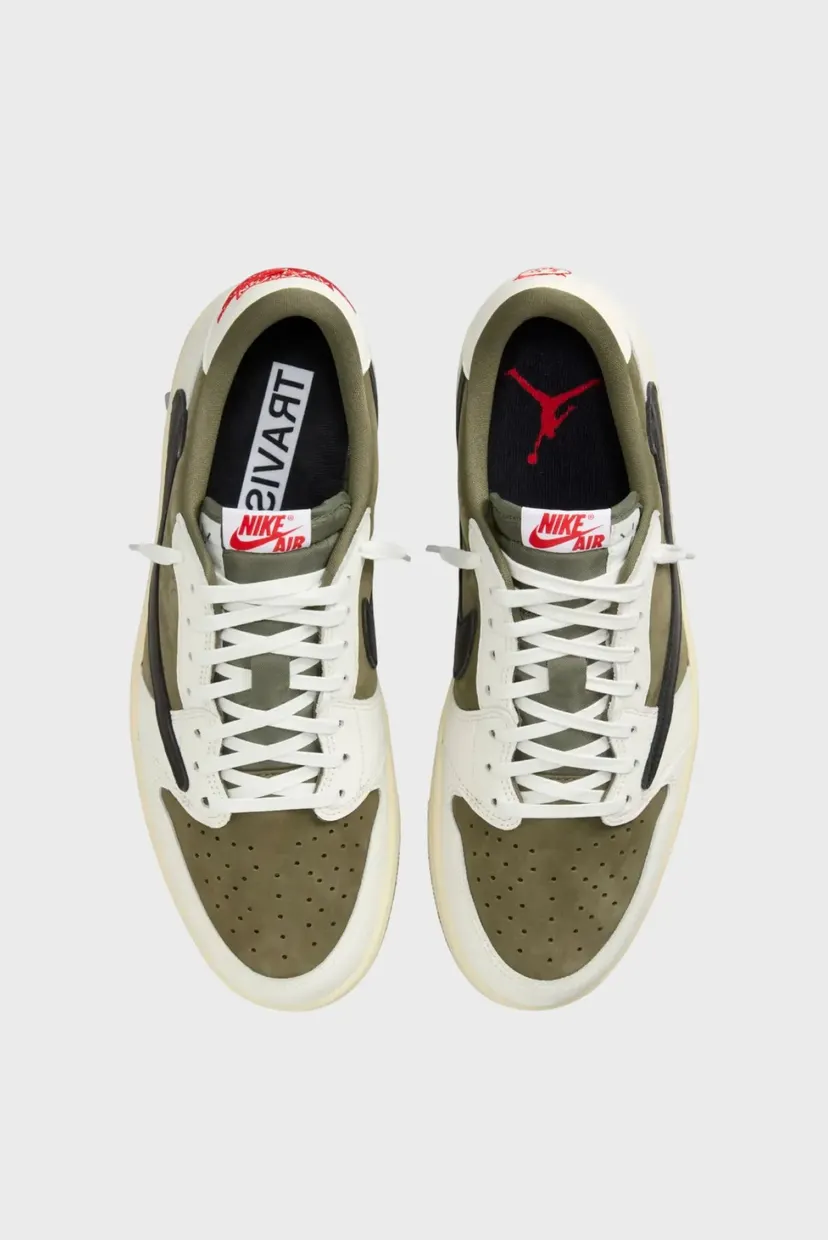 Air Jordan 1 Retro Low OG SP Travis Scott Medium Olive 3