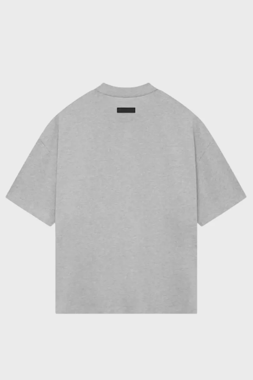 Fear Of God Essentials Heavy Jersey Crewneck T-Shirt Light Heather Grey 4