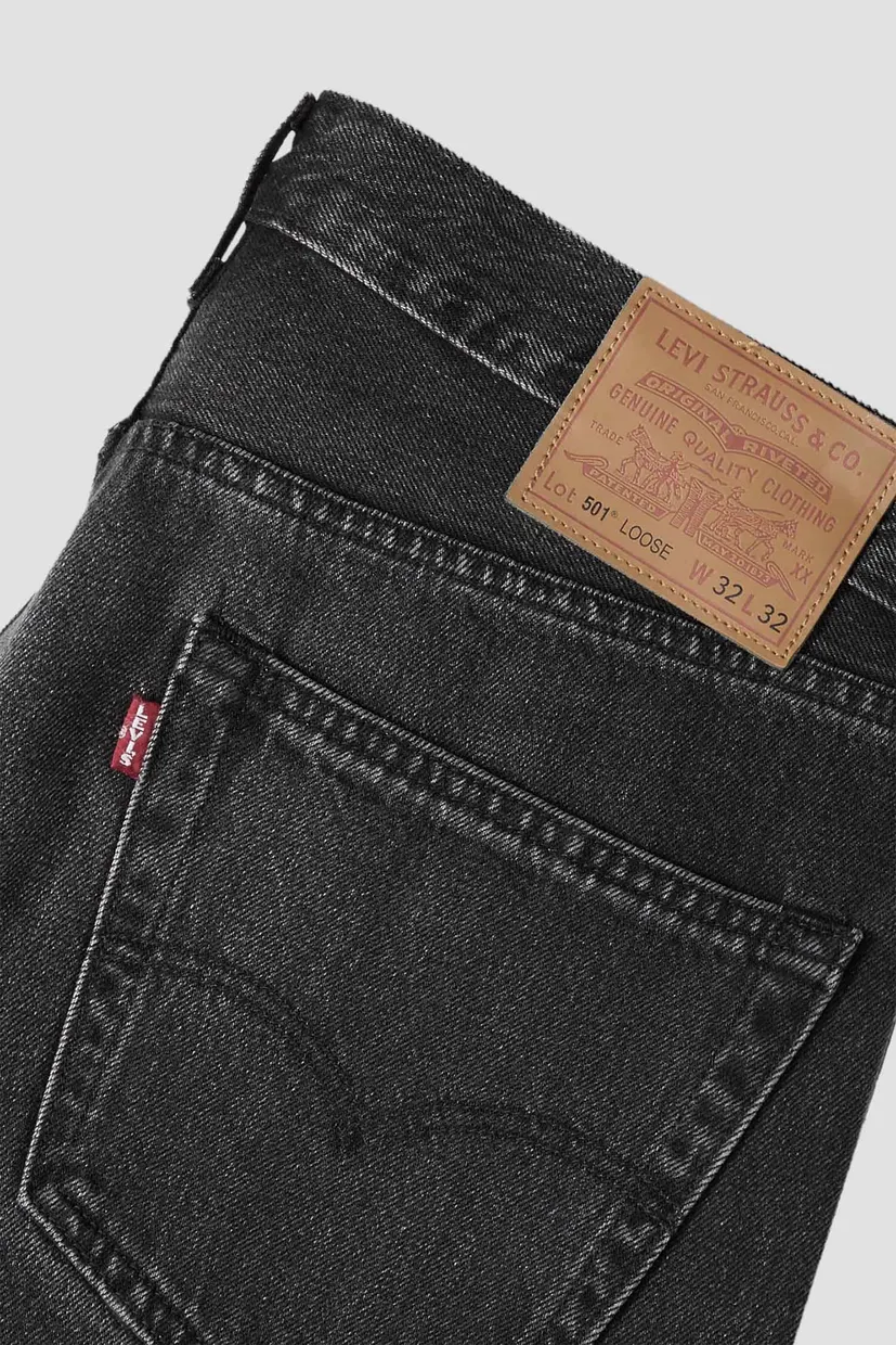 Мужские черные джинсы 501® Loose 4