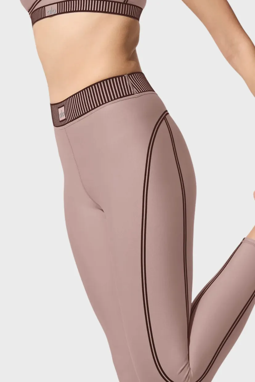 Леггинсы Alo Yoga Airlift High-Waist 7/8 Line Up Legging Smoky Quartz 4