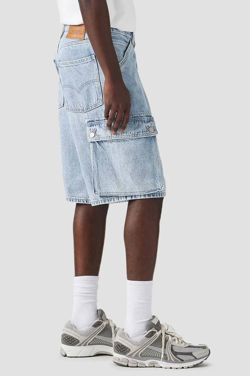 Мужские голубые джинсовые шорты 478™ Baggy Cargo 4