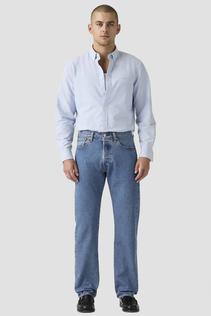 Мужские голубые джинсы 501® Relaxed Fit 7