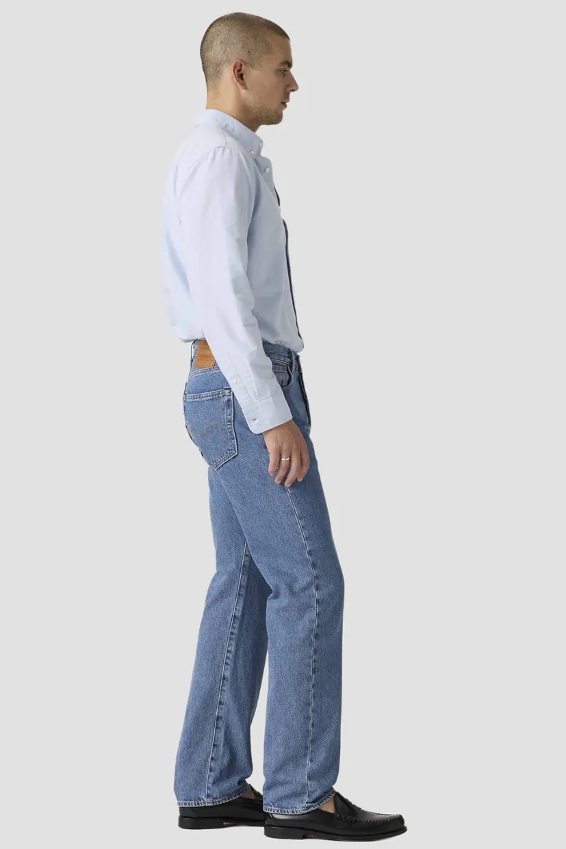 Мужские голубые джинсы 501® Relaxed Fit 5