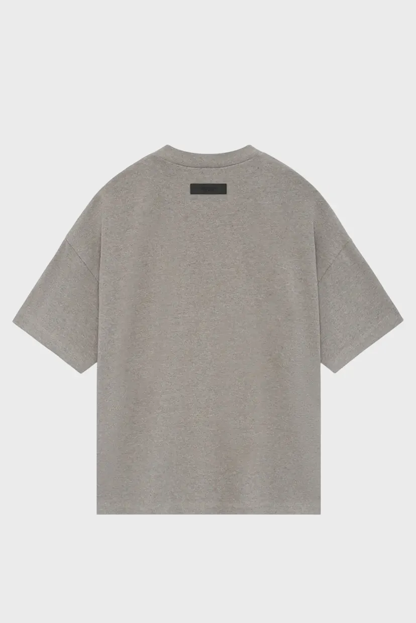 Fear Of God Essentials Core Collection Heavy S/S Tee Heather Grey 3