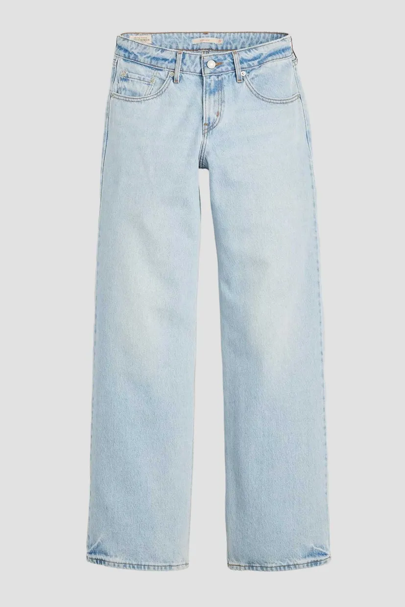 Женские голубые джинсы Low Loose 3