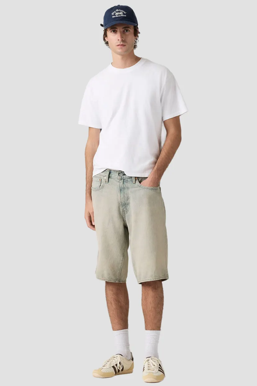Мужские бежевые джинсовые шорты 478 Baggy 3