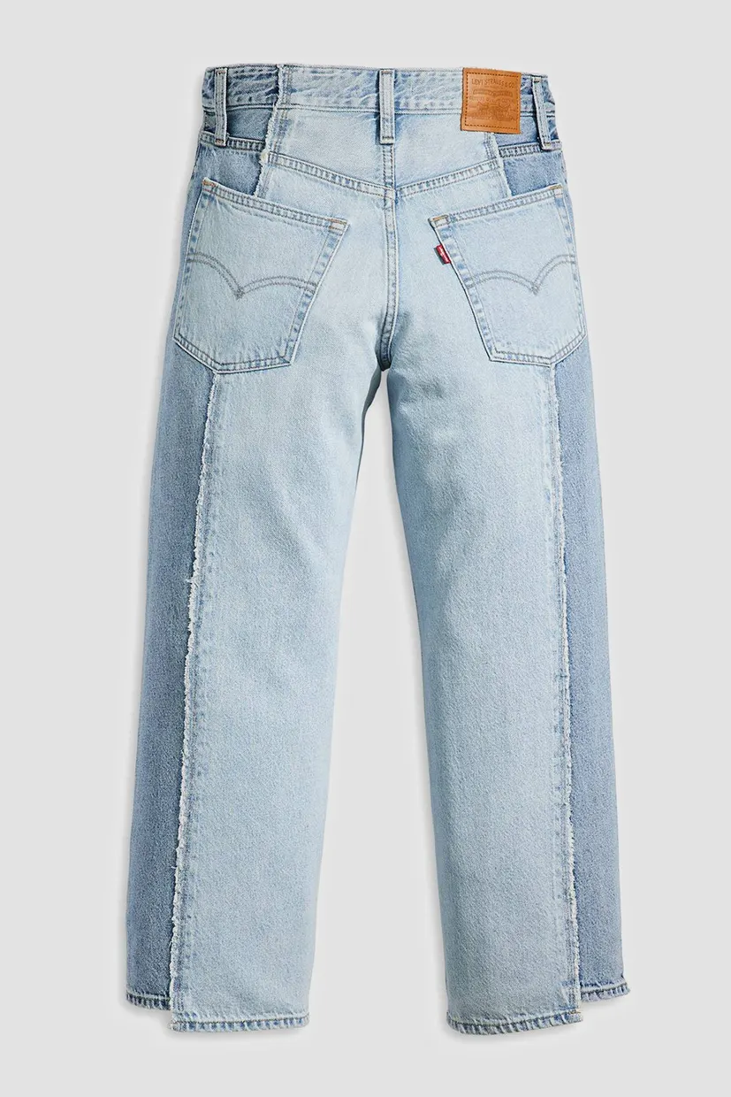 Женские голубые джинсы Baggy Dad Recrafted 4
