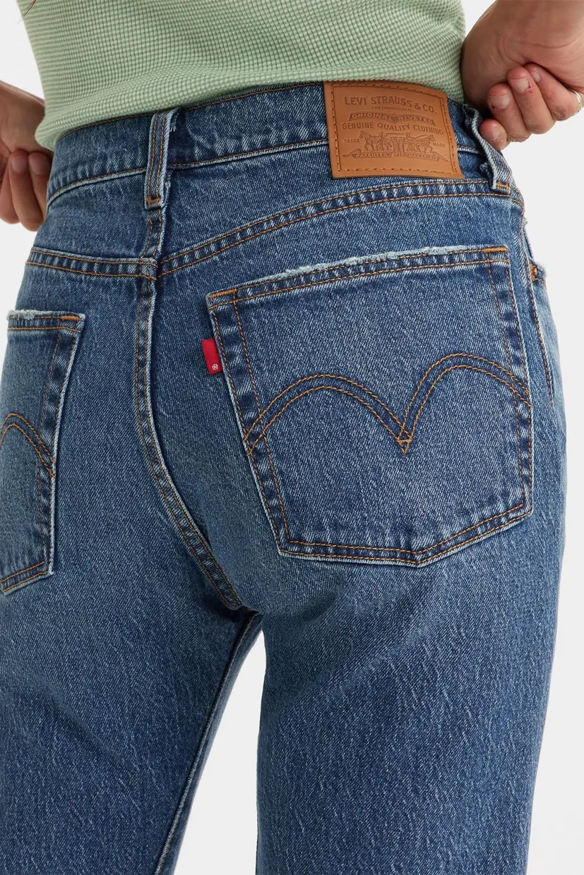 Женские синие джинсы Wedgie Straight 7