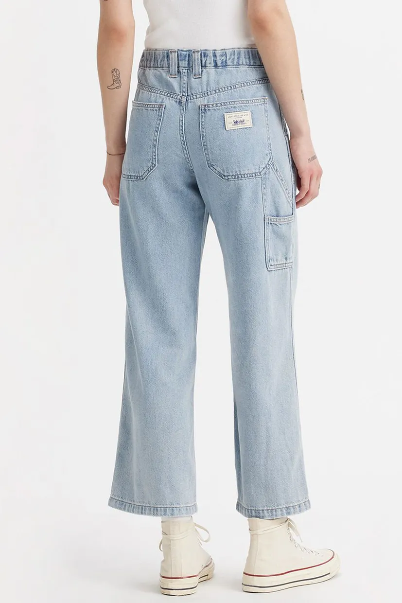 Женские голубые джинсы Baggy Carpenter 3