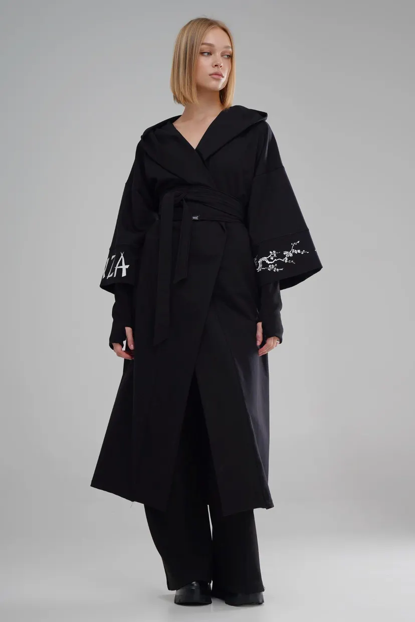 Кимоно мантия  GINZA BLACK 3