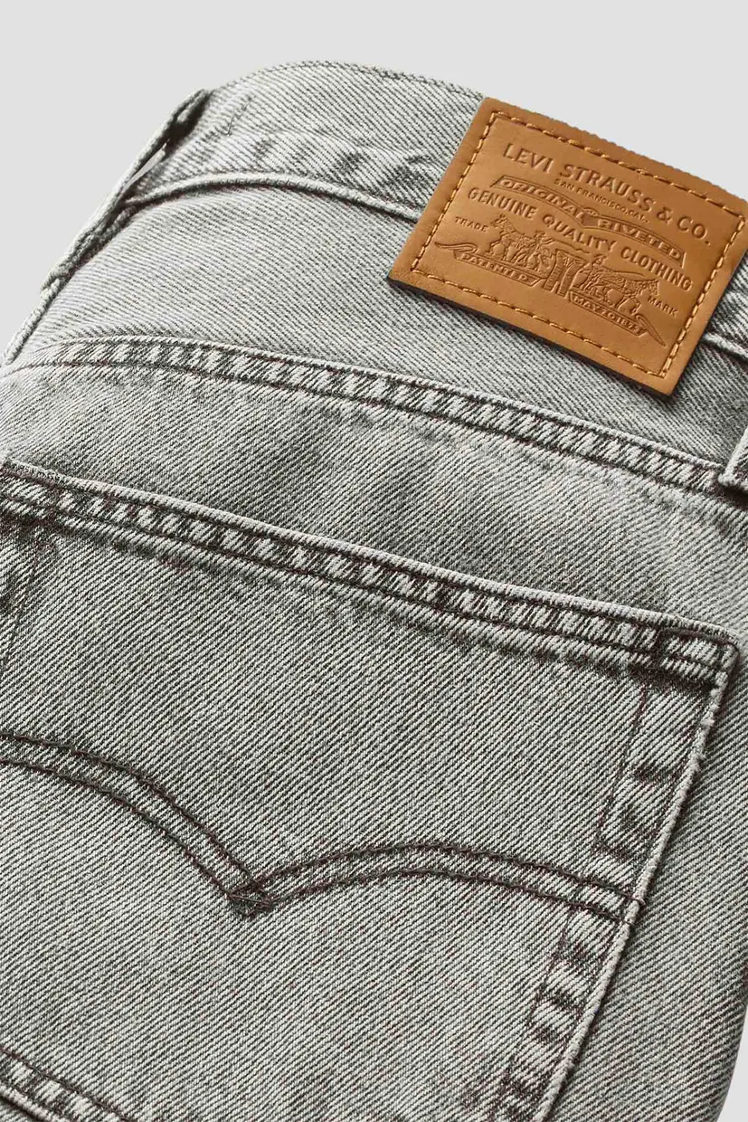 Женские серые джинсы Baggy Dad 4
