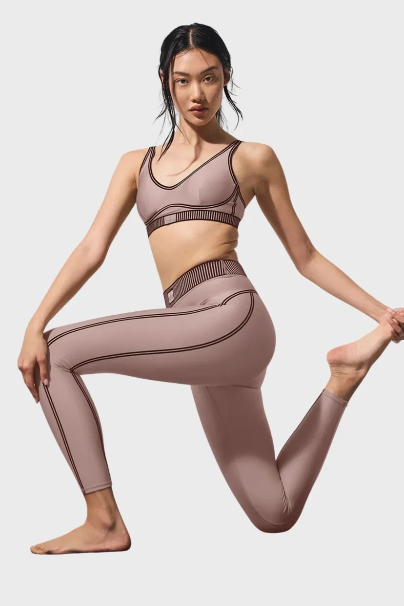 Леггинсы Alo Yoga Airlift High-Waist 7/8 Line Up Legging Smoky Quartz 5
