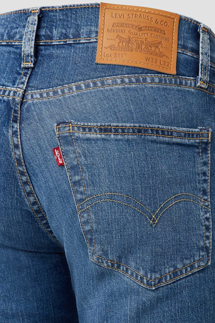 Мужские синие джинсы 511®	Slim 5