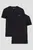 Мужские черные футболки (2 шт) Slim Fit