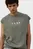 Футболка без рукавов Sabe Sleeveless T-shirt White Logo Green